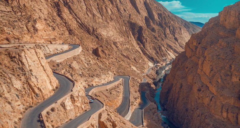 Marocco_Atlas mountains_Dades gorge_road