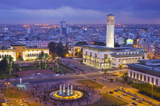 Marocco_Casablanca_Place Mohammed V_city