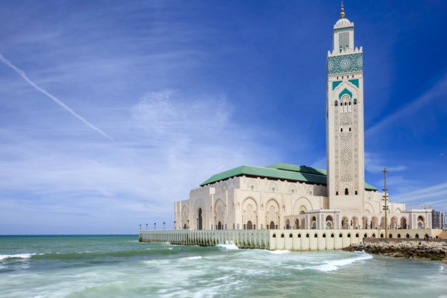 На краю океана Мечеть Хасана II 