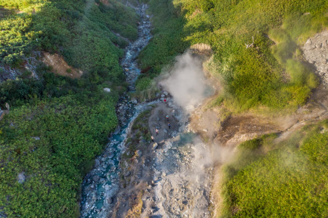Итуруп: термальные реки Вулкана Баранского