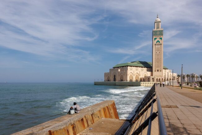 На краю океана Мечеть Хасана II 